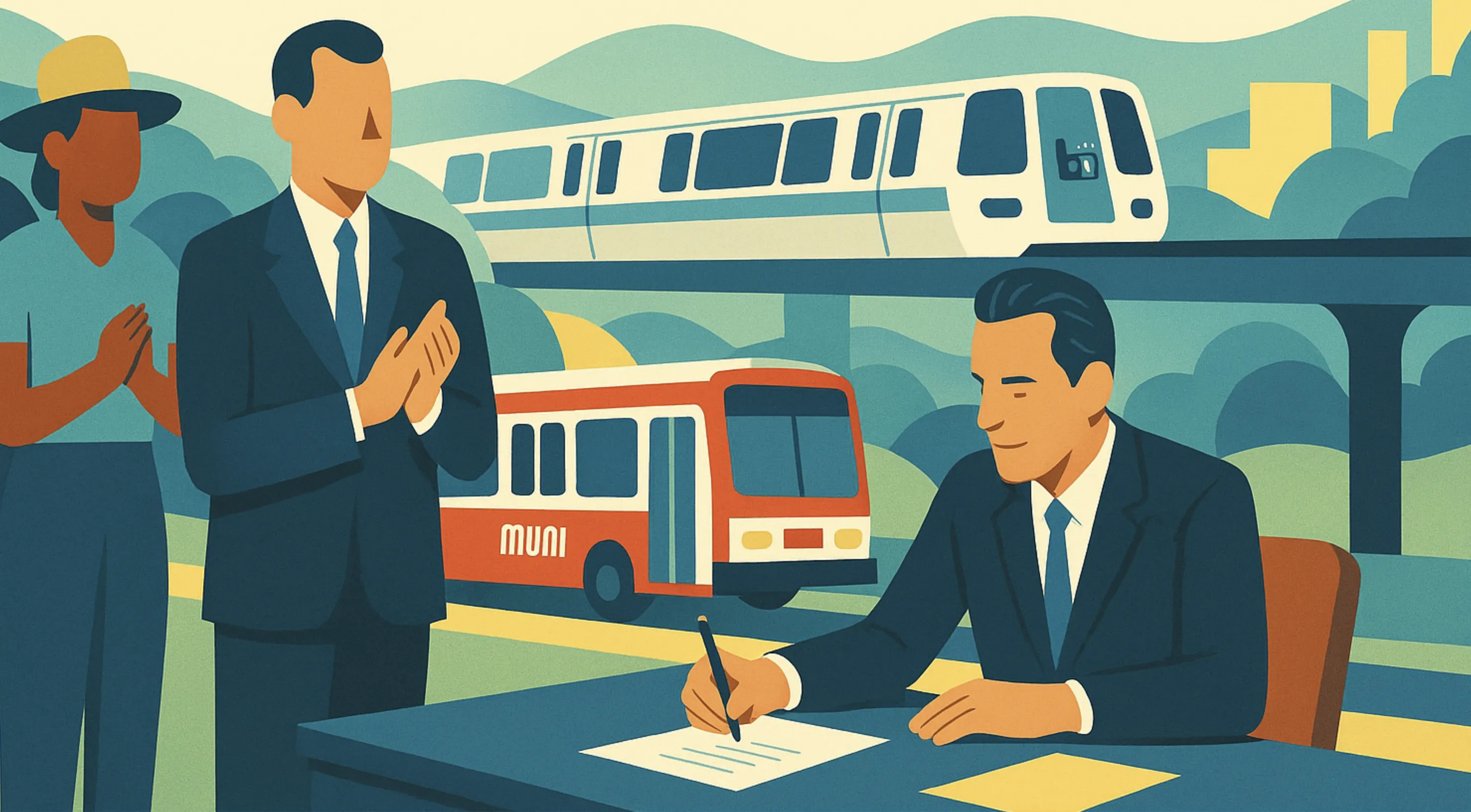 State Authorizes Transit Tax to Avert Muni, BART Collapse