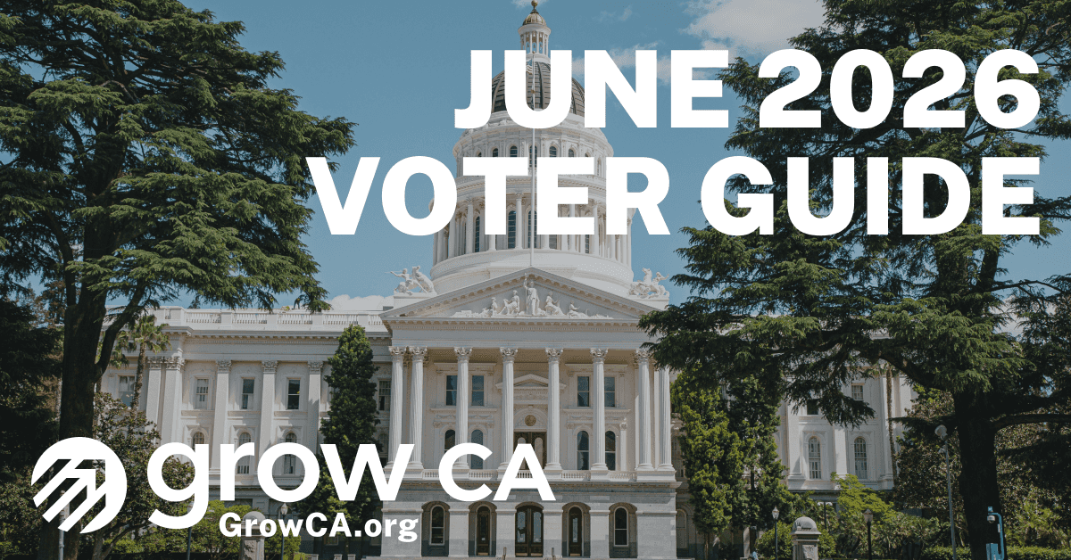 GrowCA tells you what's on the ballot in California in June 2026.